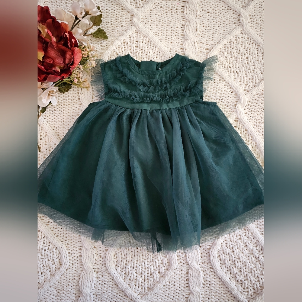 Gorgeous Emerald Green Tulle Dress